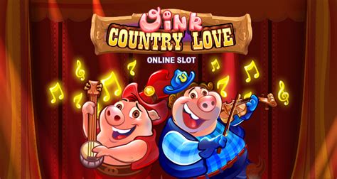 Oink Country Love slot game from Microgaming online play.